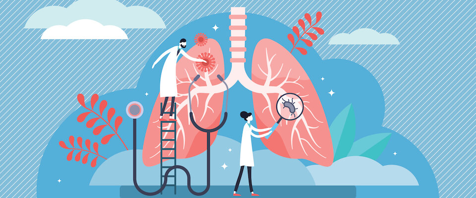 Lungs infographic