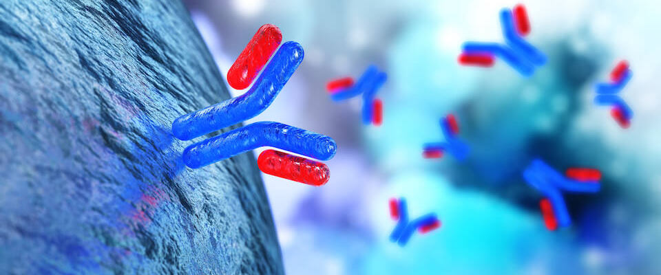 Red blue virus graphic